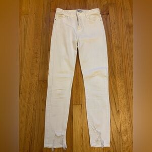 White Just Black Denim Skinny Jeans